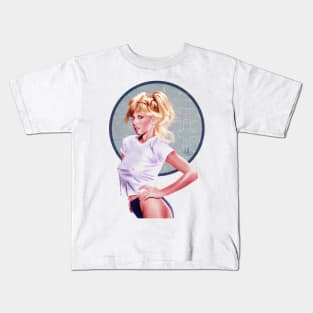 Judy Landers, the blonde guest star of the 80s Kids T-Shirt